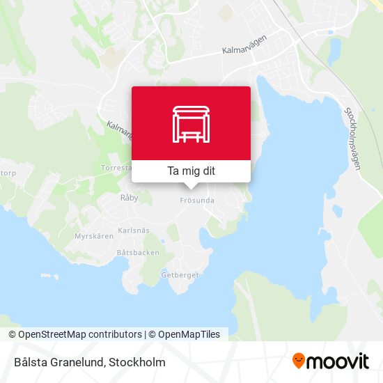 Bålsta Granelund karta