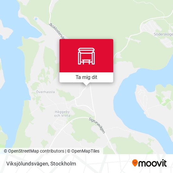 Viksjölundsvägen karta