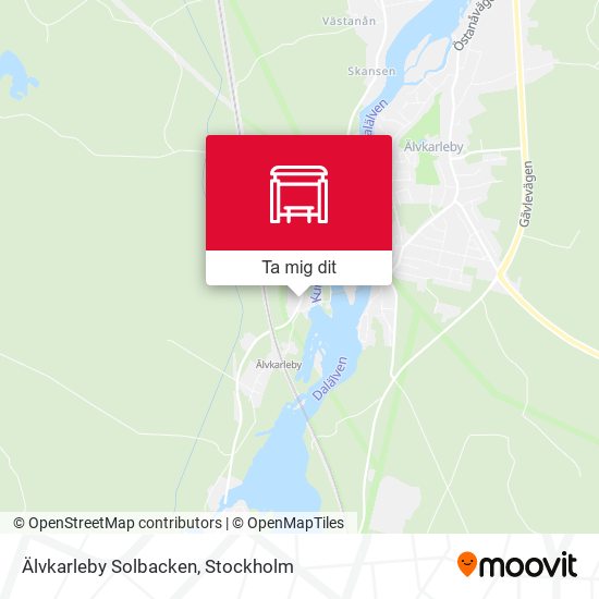 Älvkarleby Solbacken karta