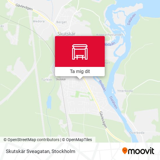 Skutskär Sveagatan karta