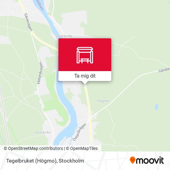 Tegelbruket (Högmo) karta