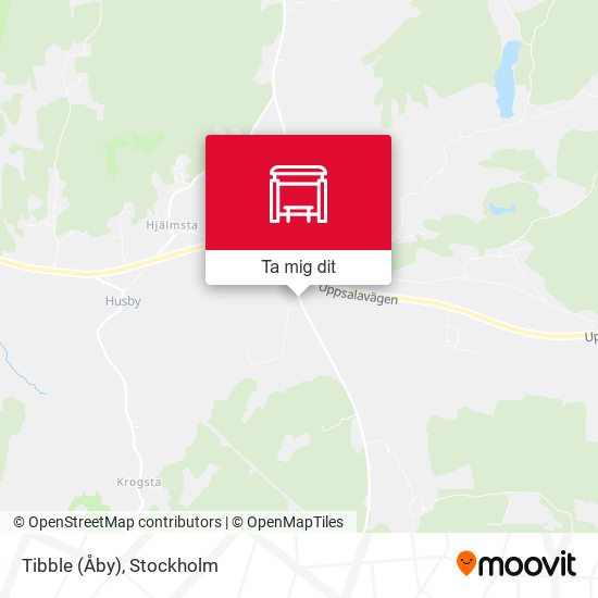 Tibble (Åby) karta