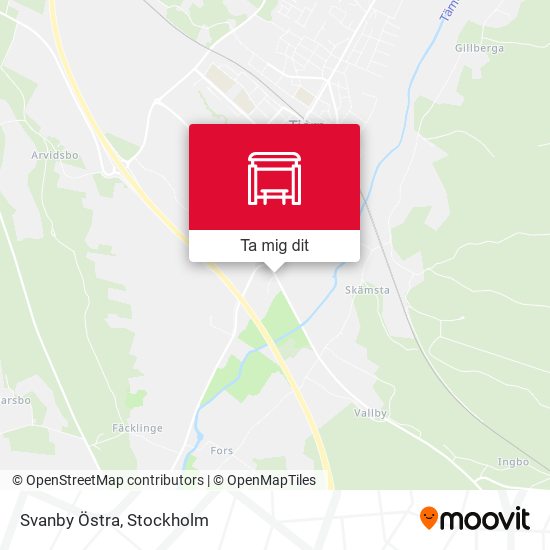 Svanby Östra karta