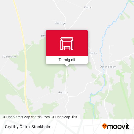Gryttby Östra karta