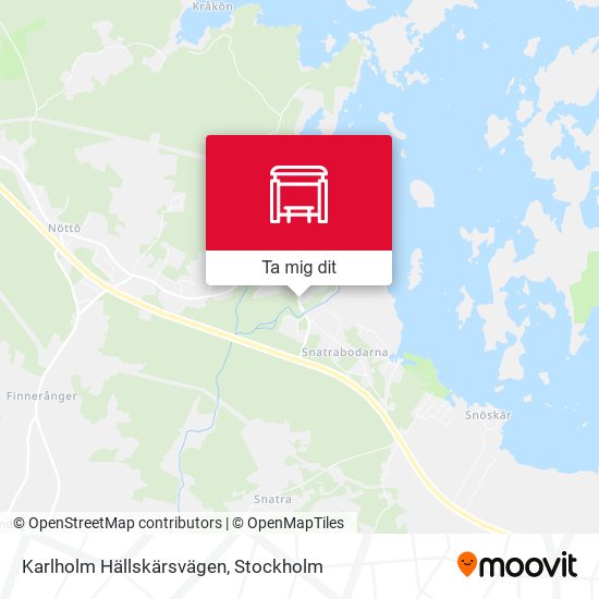 Karlholm Hällskärsvägen karta