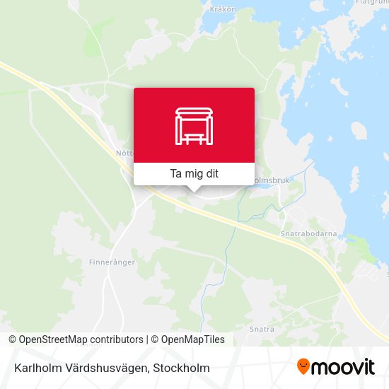 Karlholm Värdshusvägen karta