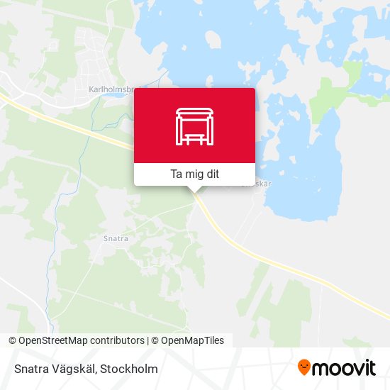 Snatra Vägskäl karta