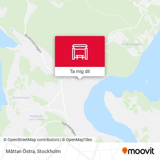 Måttan Östra karta