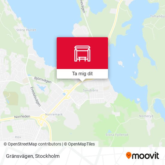 Gränsvägen karta