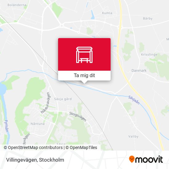 Villingevägen karta