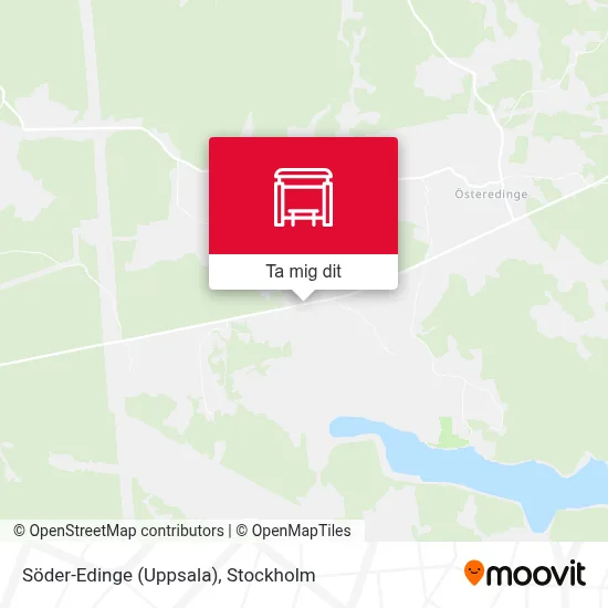 Söder-Edinge (Uppsala) karta