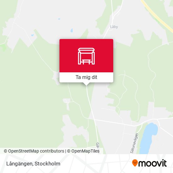 Långängen karta