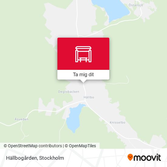 Hällbogården karta