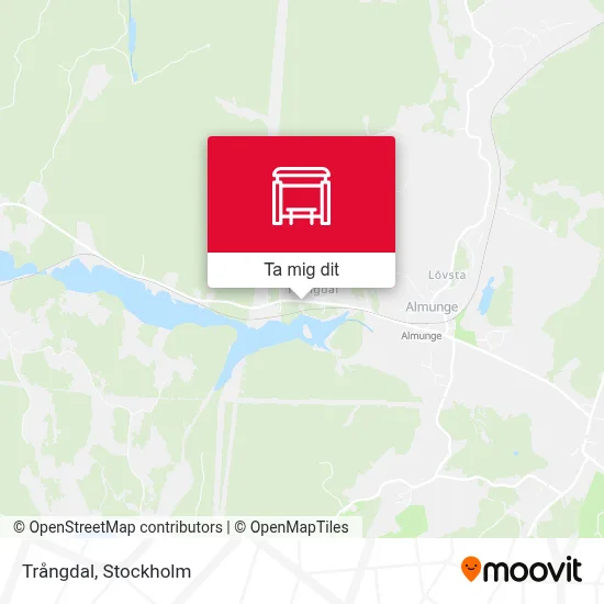 Trångdal karta