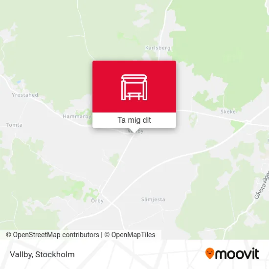 Vallby karta