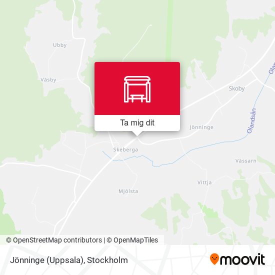 Jönninge (Uppsala) karta