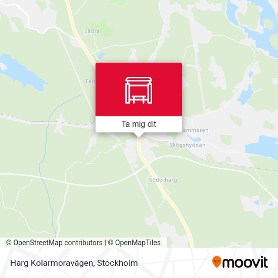 Harg Kolarmoravägen karta