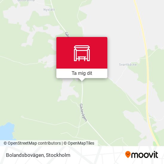 Bolandsbovägen karta