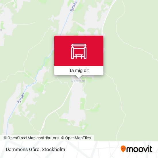 Dammens Gård karta