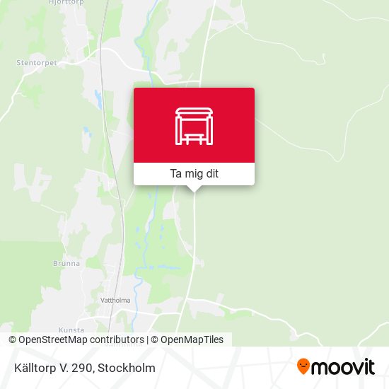 Källtorp V. 290 karta