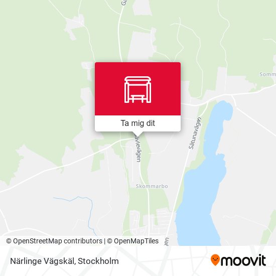Närlinge Vägskäl karta