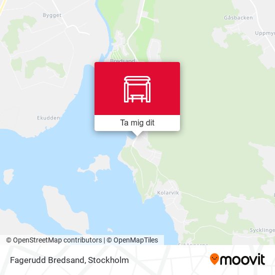 Fagerudd Bredsand karta
