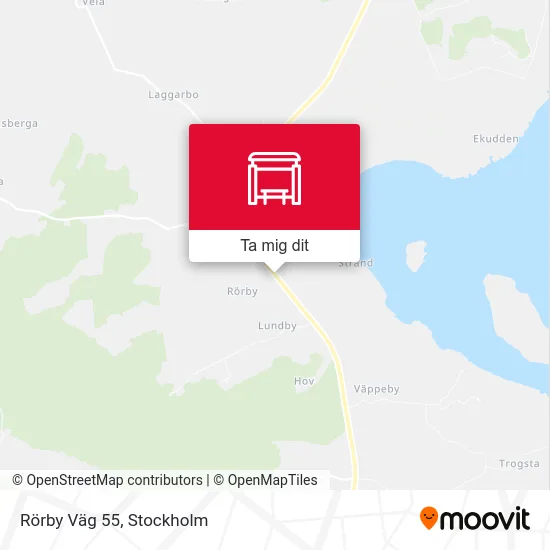 Rörby Väg 55 karta