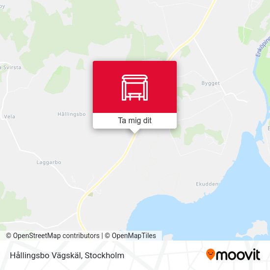 Hållingsbo Vägskäl karta