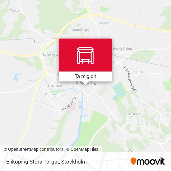 Enköping Stora Torget karta