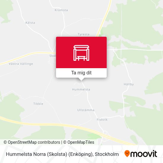 Hummelsta Norra (Skolsta) (Enköping) karta