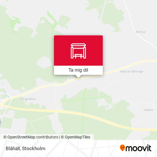 Blåhäll karta