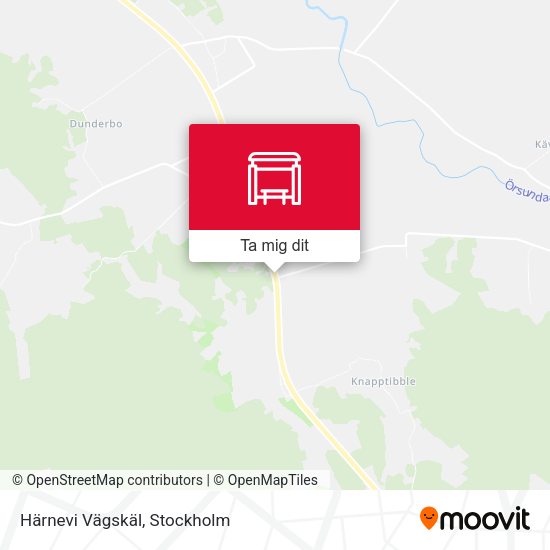 Härnevi Vägskäl karta