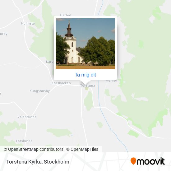 Torstuna Kyrka karta