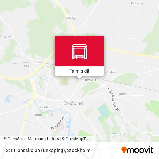 S:T Iliansskolan (Enköping) karta