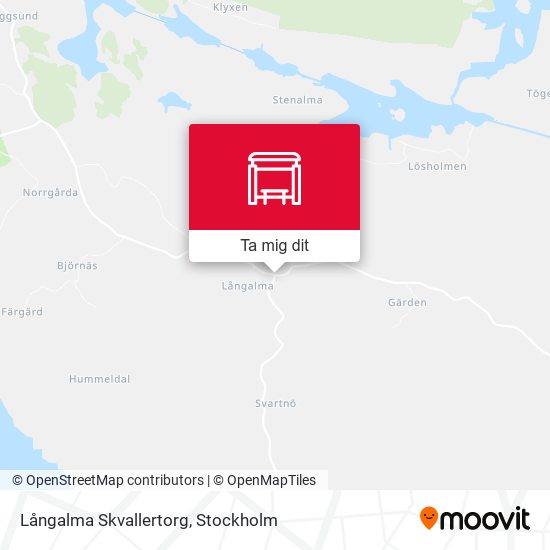 Långalma Skvallertorg karta