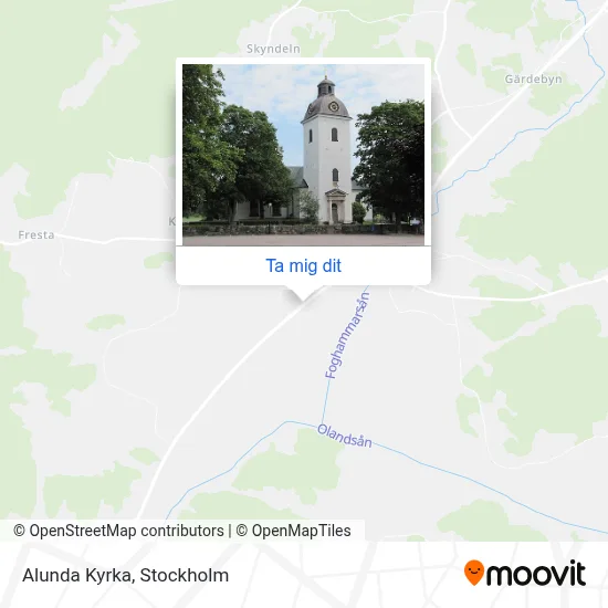 Alunda Kyrka karta