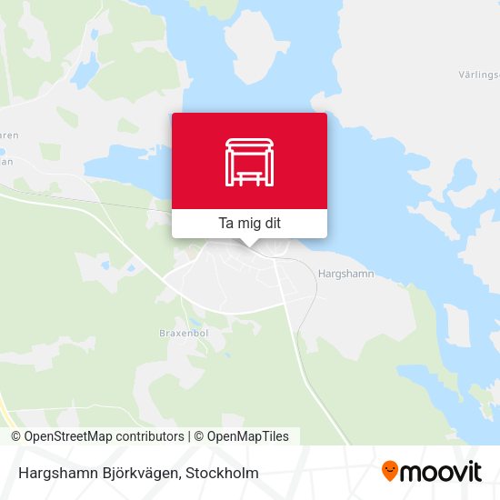 Hargshamn Björkvägen karta
