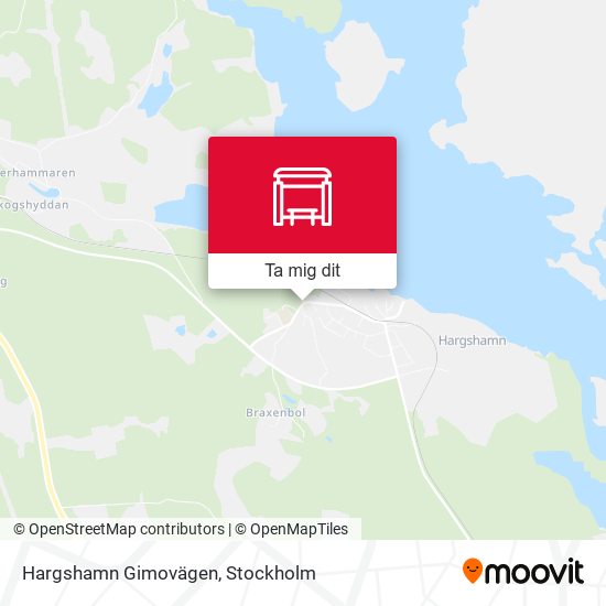 Hargshamn Gimovägen karta