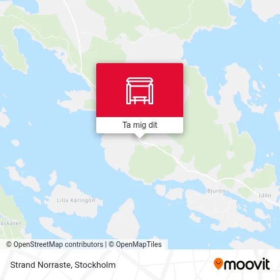 Strand Norraste karta