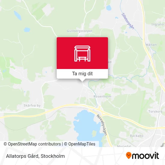 Allatorps Gård karta