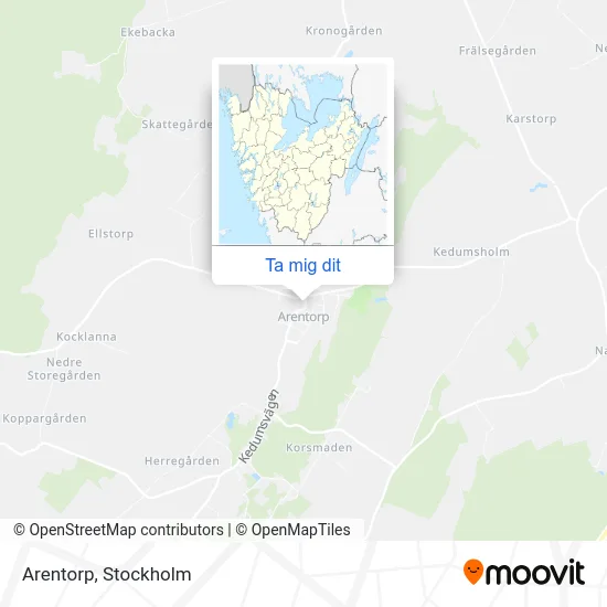 Arentorp karta