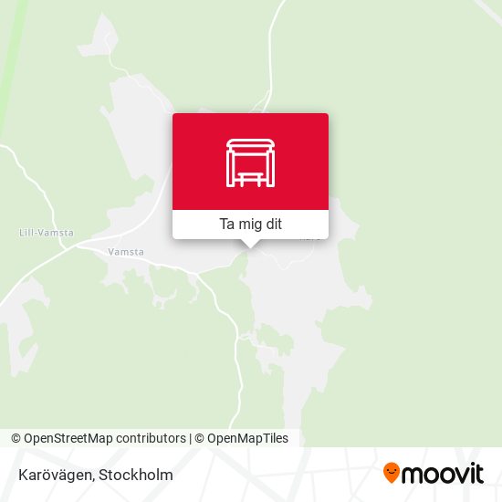 Karövägen karta