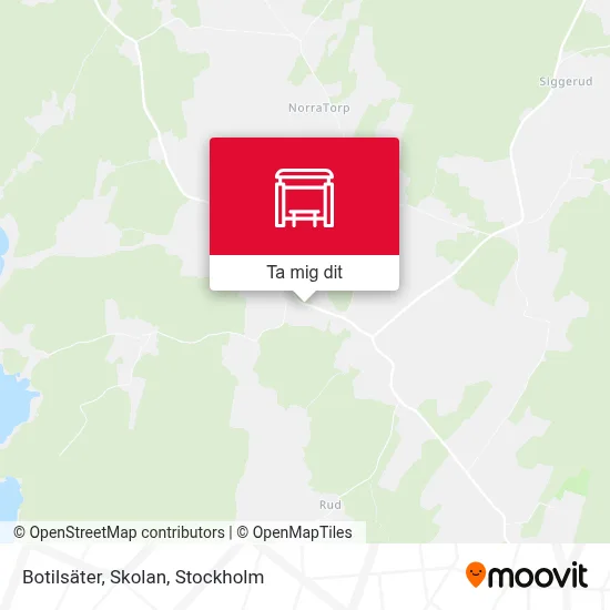 Botilsäter, Skolan karta