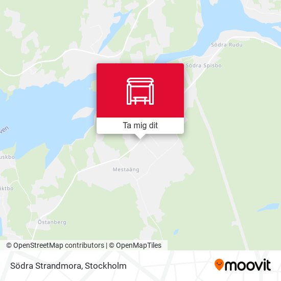 Södra Strandmora karta