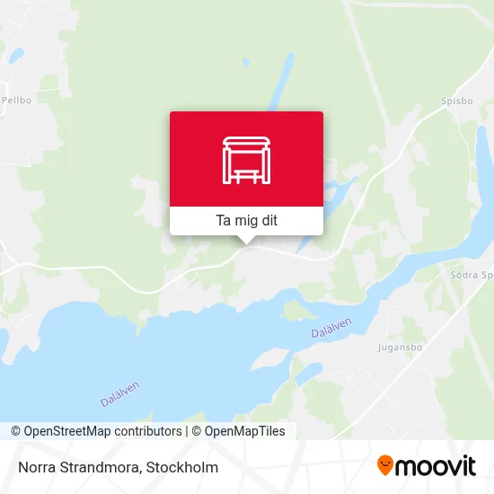 Norra Strandmora karta