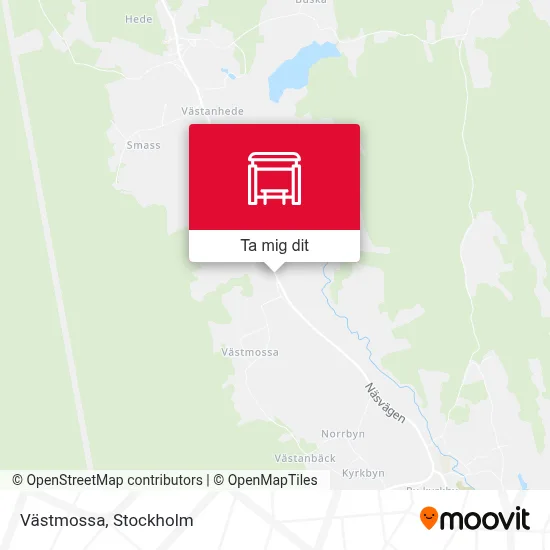 Västmossa karta