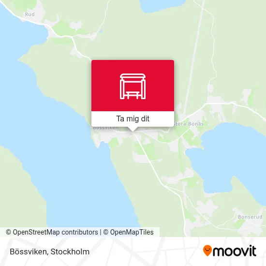 Bössviken karta