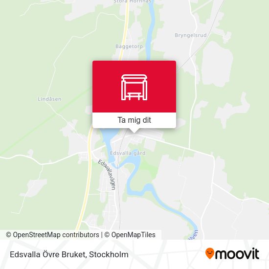 Edsvalla Övre Bruket karta