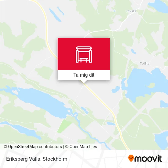 Eriksberg Valla karta
