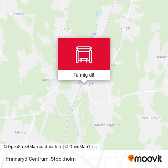 Frinnaryd Centrum karta